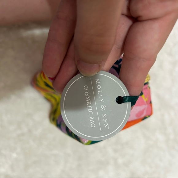 Molly and Rex floral cosmetic bag - Picture 5 of 7